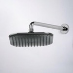 Remer 343-30-354Ql 8 Inch Chrome Rain Shower Head With Arm